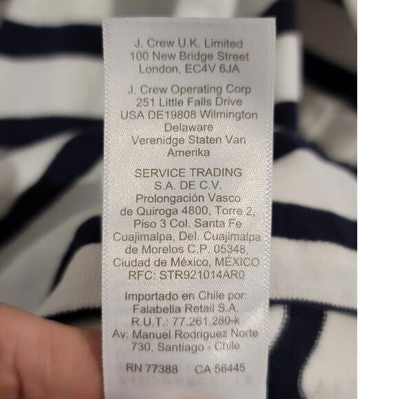 J Crew Mariner Cloth Puff Sleeve Striped Top XS - Picture 6 of 10